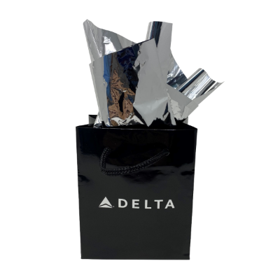 Gift Bag with Silver Tissue - 5 x 8