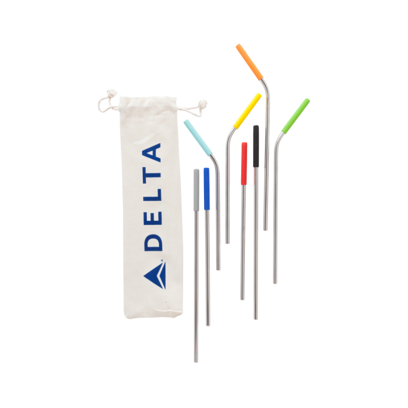 Delta Reusable Straw 10-in-1 Set